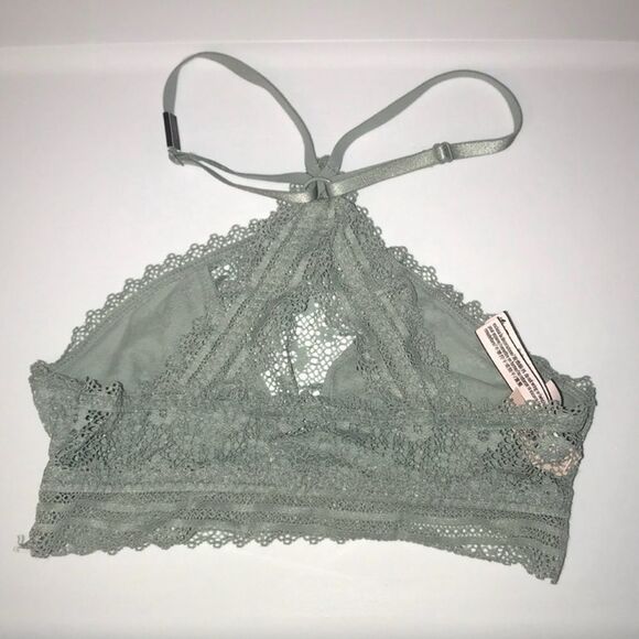 Victoria’s Secret Hight Neck Halter Bralette Bra Lace size XSmall.NWT - Picture 5 of 8